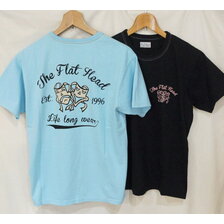 THE FLAT HEAD FN-THC-021 T-SHIRT - TWO FACE画像