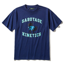 Kinetics NOT WORKING T-SHIRT NAVY KS21T06画像