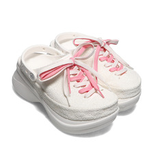 crocs AtmosPink &times; Crocs Classic Bae Clog W White 207506-100画像