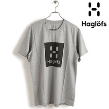 HAGLOFS Camp Tee Men Grey melange/true black 604885画像