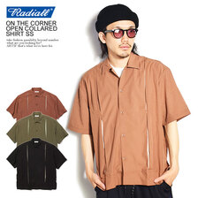 RADIALL ON THE CORNER - OPEN COLLARED SHIRT S/S RAD-21SS-SH009画像