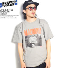 SCREEN STARS LIFE S/S TEE MADMAN -S/GRAY-画像