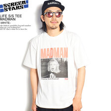 SCREEN STARS LIFE S/S TEE MADMAN -WHITE-画像