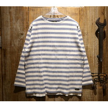 COLIMBO HUNTING GOODS MORBIHAN BAY BORDER BOAT NECK SHIRT ZW-0409画像