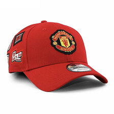 NEW ERA MANCHESTER UNITED FC 9FORTY STRAPBACK CAP RED FF12503535画像
