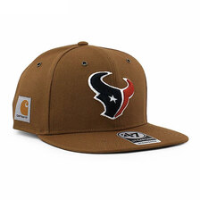 '47 Brand &times; Carhartt HOUSTON TEXANS STRAPBACK CAP BROWN FX-SCARC13DUS-BW画像
