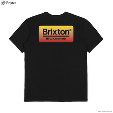 Brixton PALMER S/S TAILORED TEE (BLACK) 16416画像