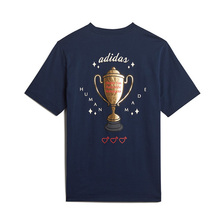adidas HM GRAPHIC TEE "HUMAN MADE" COLLEGIATE NAVY GV4340画像