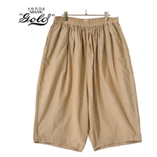 GOLD VAT DYE CHAMBRAY BALLOON SHORTS 21A-GL51979画像