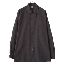 ARMY TWILL Cotton Slab Brushed Big Shirt画像