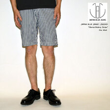 JAPAN BLUE ショーツ / ヒッコリーストライプ J322411画像