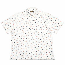 SUN SURF COOLMAX&reg; PULLOVER BUTTON DOWN SHIRT "HULA & PALM TREE" SS78722画像