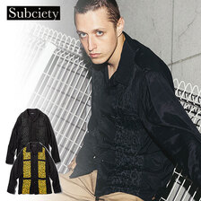 Subciety LEOPARD PANEL SHIRT 108-20706画像