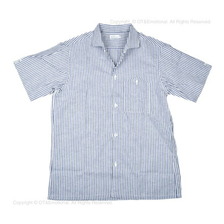 WAREHOUSE Lot 3091 S/S OPEN COLLAR SHIRTS ストライプ(細)画像
