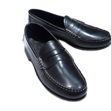 Quoddy Trail Moccasin TRUE PENNY LOAFER black chrome画像