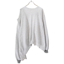 77circa circa make double neck wide sweat top画像