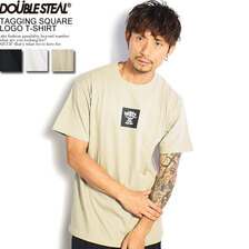 DOUBLE STEAL TAGGING SQUARE LOGO T-SHIRT 912-14029画像