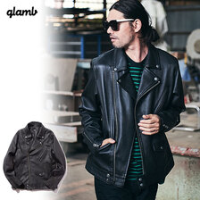 glamb Stretch leather riders GB0321-JKT17画像