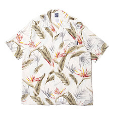 APPLEBUM Flower5021 S/S Aloha Shirt WHITE画像