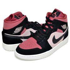 NIKE WMNS AIR JORDAN 1 MID particle beige/black BQ6472-202画像