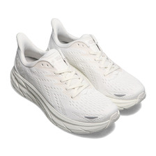 HOKA ONE ONE CLIFTON 8 WHITE/WHITE 1119393-WWH画像
