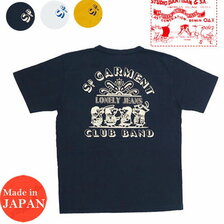 STUDIO D'ARTISAN USAコットンプリントTシャツ 8041A画像