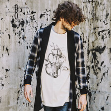 NO ID. ボタンレスシャツカーディガン 849006-684S画像