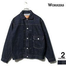 Workers Denim Jacket, 13.75 Oz, Right Hand Denim, American Cotton 100%画像