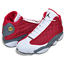 NIKE AIR JORDAN 13 RETRO GYM RED FLINT gym red/black-flint grey-white DJ5982-600画像