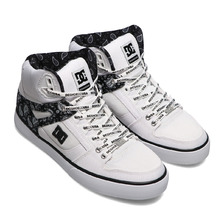 DC SHOES PURE HIGH-TOP WC TX SE BLACK/WHITE/SILVER DM212001-BHS画像