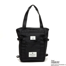 MAKAVELIC PEANUTS TOTE BACKPACK BLACK 3120-10136-019画像
