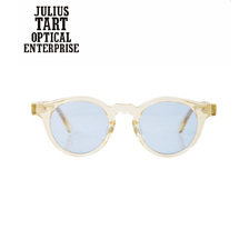 JULIUS TART OPTICAL HAROLD 45-23 -CHAMPAGNE CLEAR / LIGHT BLUE -画像