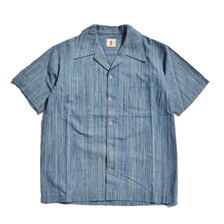 SAMURAI JEANS SOS21-S02 藍絣オープンカラーシャツ画像