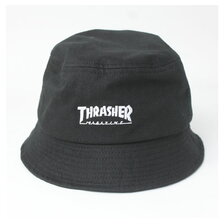 THRASHER MAG LOGO TWILL BUCKET HAT 20TH-H51画像