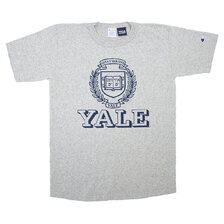 Champion MADE IN USA T1011 US T-SHIRT YALE UNIVERSITY OXFORD GREY C5-T303-070画像