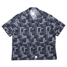 APPLEBUM Paisley S/S Oversize Shirt NAVY画像