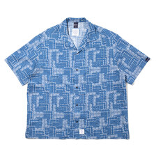 APPLEBUM Paisley S/S Oversize Shirt BLUE画像