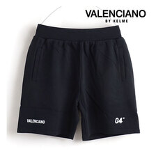 VALENCIANO BY KELME SWEAT SHORT PANTS CHARCOAL BLACK KV560-102画像
