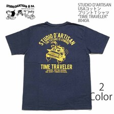 STUDIO D'ARTISAN USAコットンプリントTシャツ 8040A画像