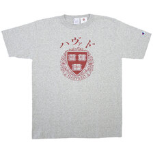 Champion MADE IN USA T1011 US T-SHIRT HARVARD UNIVERSITY OXFORD GREY C5-T302-070画像