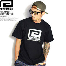 reversal BIG MARK COTTON TEE -BLACK- RVBS026画像