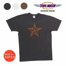 TOYS McCOY MOTORCYCLE TEE DURABLE "WILD HORSE & STAR" TMC2144画像
