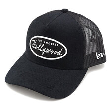 NEW ERA 9FORTY メッシュキャップ Hollywood BLACK 12654395画像