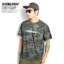 DOUBLE STEAL CAMO OUTLINE LOGO T-SHIRT 912-19001画像