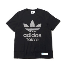 adidas HIROKO TAKAHASHI TREFOIL TOKYO TEE BLACK/WHITE GJ6750画像