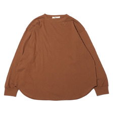 UGG ネックロゴ リブプルオーバー BROWN 21SS-RUGTP01画像