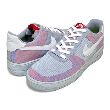 NIKE AF1 CRATER FLYKNIT (GS) wolf grey/white-pure platinum DH3375-002画像