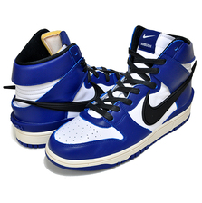 NIKE DUNK HI / AMBUSH deep royal/black-white CU7544-400画像