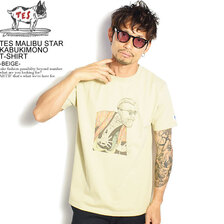 The Endless Summer TES MALIBU STAR KABUKIMONO T-SHIRT -BEIGE- FH-1574353画像