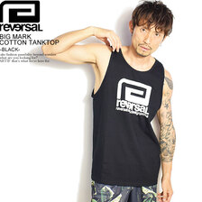 reversal BIG MARK COTTON TANKTOP -BLACK- RVBS042画像